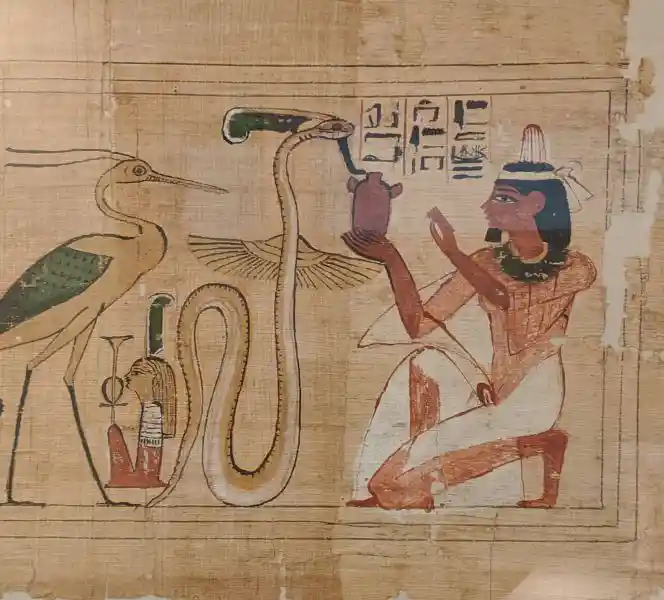 Guide to afterlife for Amunem-wija, chief of the domain, hieroglyphic